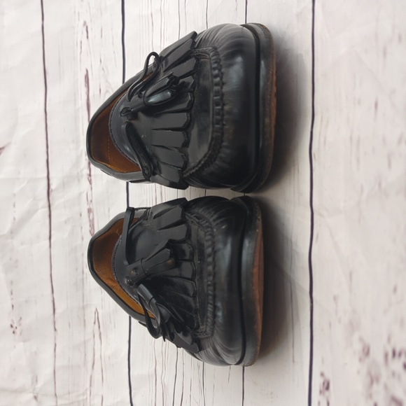 Cole Haan Pinch Shawl Bow II black leather loafers, shoes, CO2691, men's 9.5 D - Picture 4 of 12